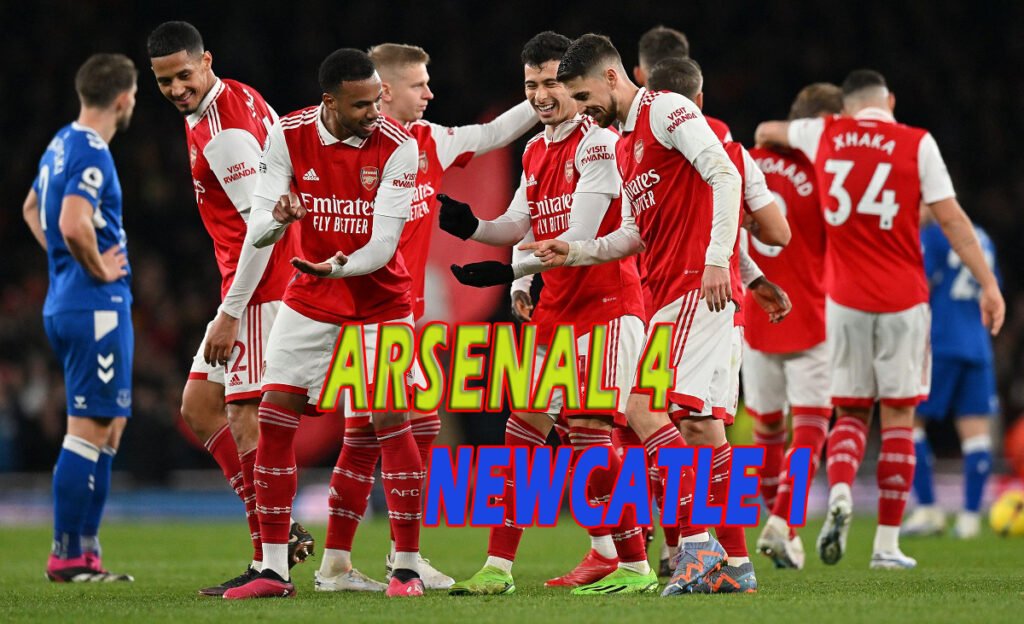 Arsenal vs Newcastle: Gunners Dominate with 4-1 Victory, Reinforcing Premier League Title Contention