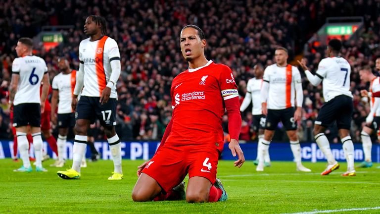 Liverpool vs Luton Town 4-1: Klopp’s Title Contenders Triumph with Second-Half Turnaround