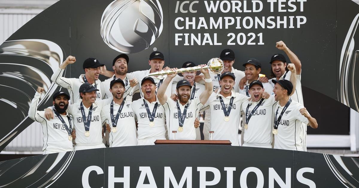 New Zealand Clinches Historic Test World Championship Victory Over India (2019-21 Circle)