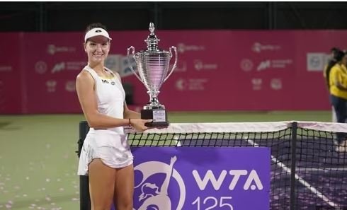 Semenistaja wins the WTA Mumbai Open after defeating Hunter