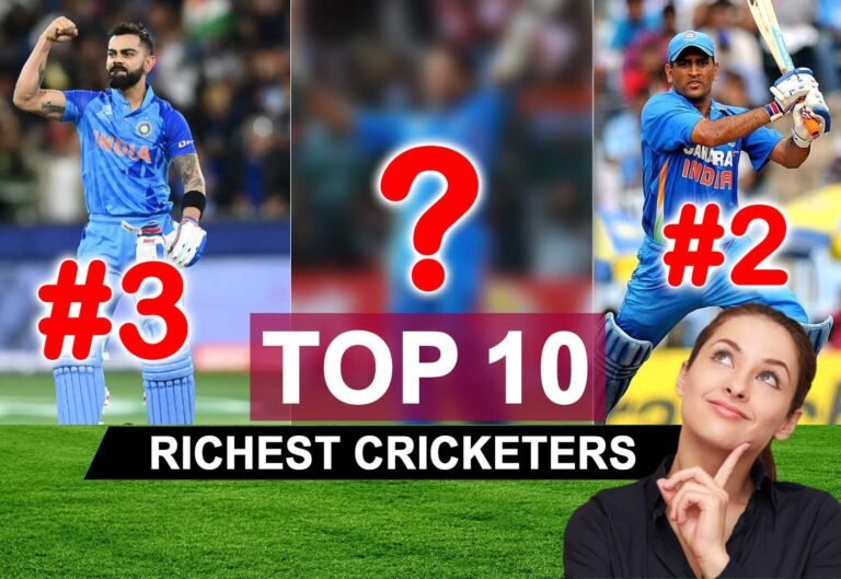 List of Top Ten Richest Cricketers in the World 2024