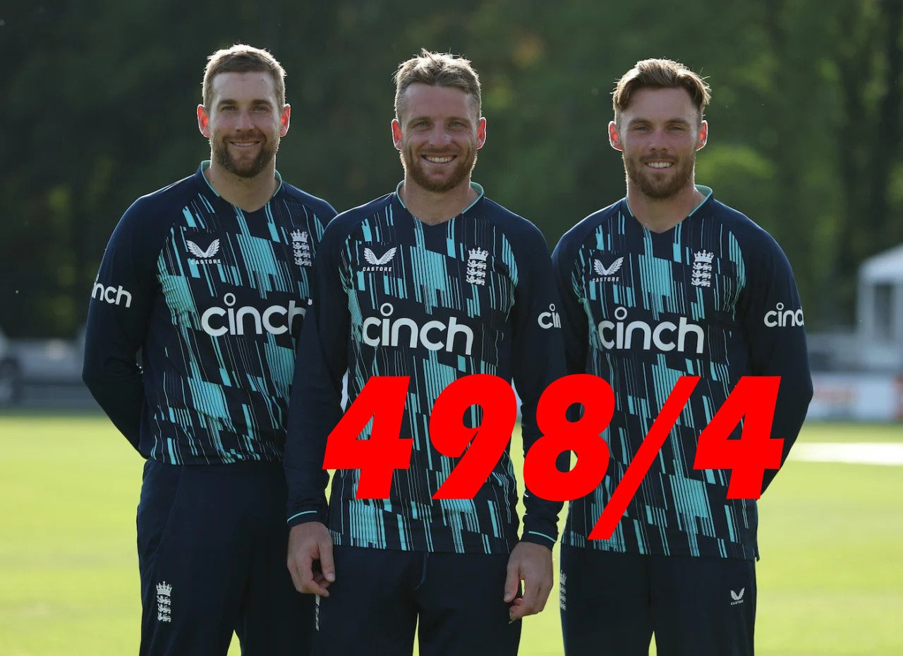 England Sets New ODI Record With 498 Runs In Dominating Victory Over Netherlands