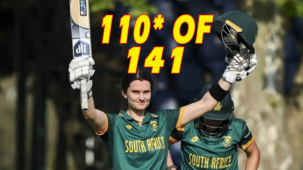 Laura Wolvaardt Leads South Africa to Victory with 110* as Kapp Shines