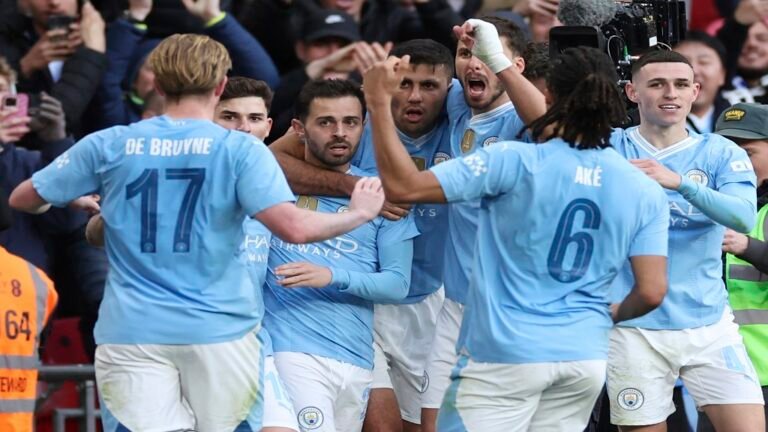 Manchester City Advances to FA Cup Final 2023-24; Arsenal Leads EPL