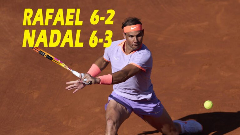 Rafael Nadal’s Dominant Barcelona Return With 6-2,6-3 Victory Over Flavio Cobolli