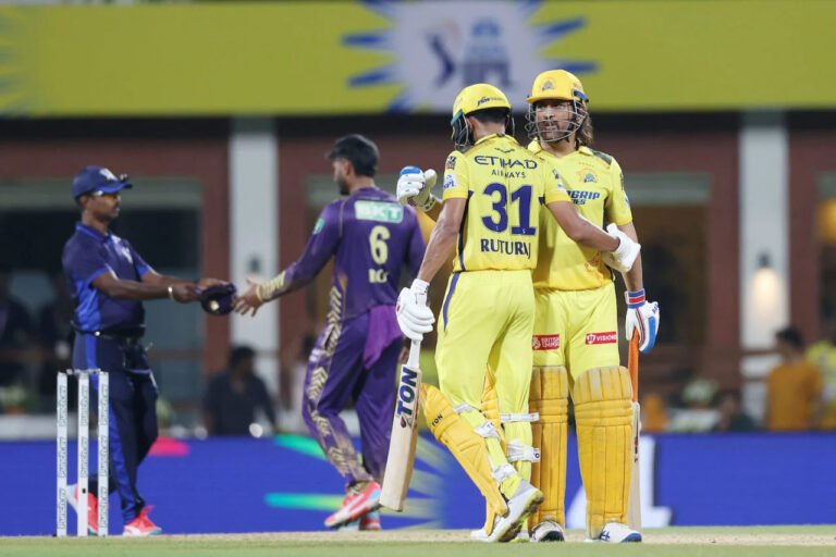CSK Clinches 7 Wickets Victory Over KKR: Jadeja’s Brilliance and Gaikwad’s Form Shine