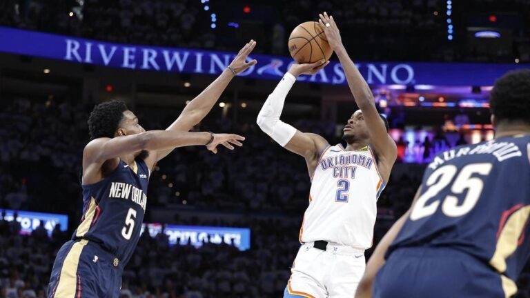 NBA Roundup: Thunder narrowly defeat Pelicans 94-92; Bucks dominate Pacers