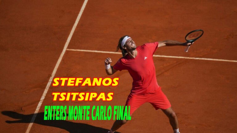 Stefanos Tsitsipas Dominates Jannik Sinner to Secure Monte Carlo 2024 Final Spot