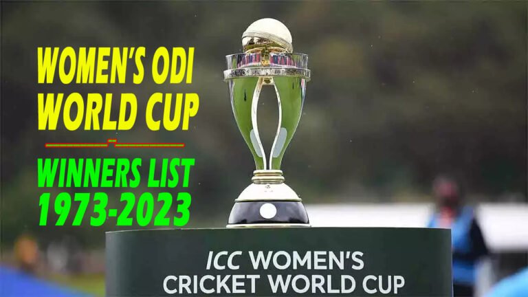 ICC Women’s Cricket World Cup Winners List (1973-2023) Full Winners And Runners List
