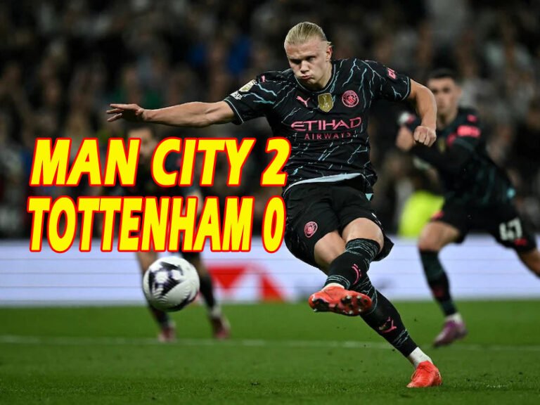 Erling Haaland’s Brace Propels Manchester City to 2-0 Victory over Tottenham