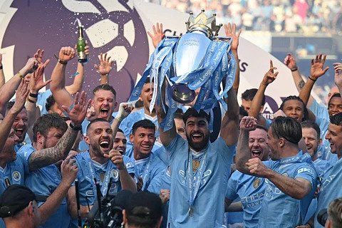 Manchester City Clinches 4th Consecutive Premier League Victory as Arsenal Finishes Second