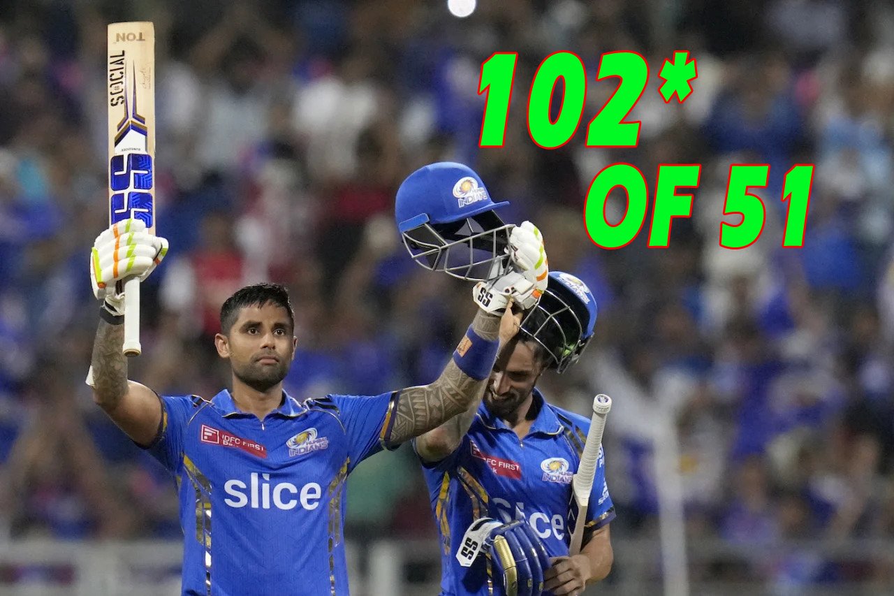 Mumbai Indians Dominate SRH with Suryakumar’s 102* and Hardik-Chawla’s Bowling