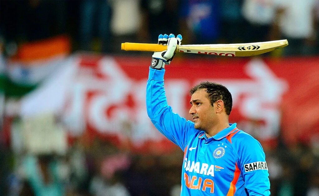 Sehwag’s Record-Breaking 219 Secures Victory for India Against West Indies