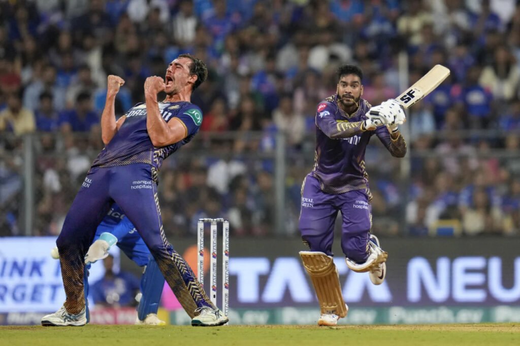 Venkatesh and Starc Shine as KKR Break 12-Year Wankhede Jinx with Victory over Mumbai