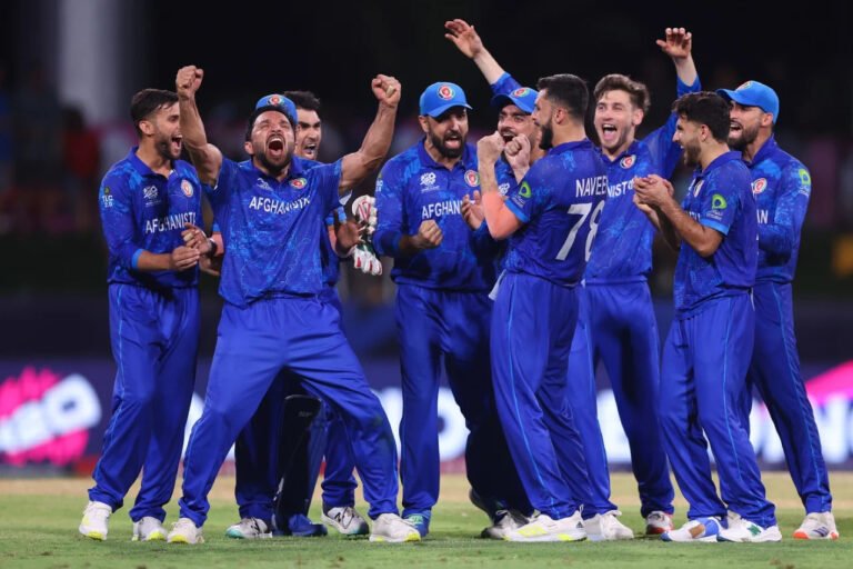 Afghanistan’s Historic Victory over Australia as Gulbadin Shine in T20 World Cup