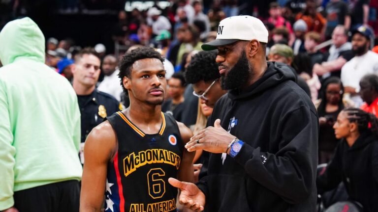 NBA Draft 2024:  Bronny James, Son of LeBron James, Drafted by Los Angeles Lakers- Eyeing on the Glory