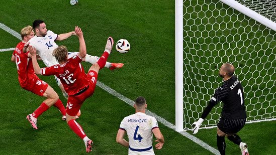 Denmark Secures Euro 2024 Last 16 Spot After Gritty 0-0 Draw with Serbia