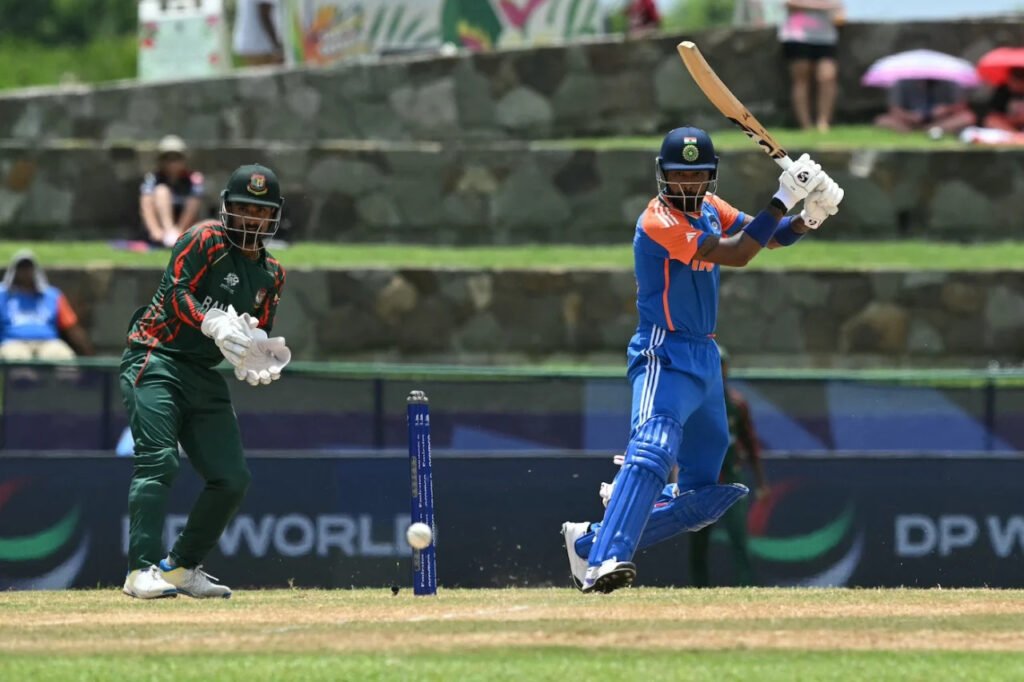 India’s Victory at T20 World Cup 2024: Hardik and Kuldeep Shine, Bangladesh Falters