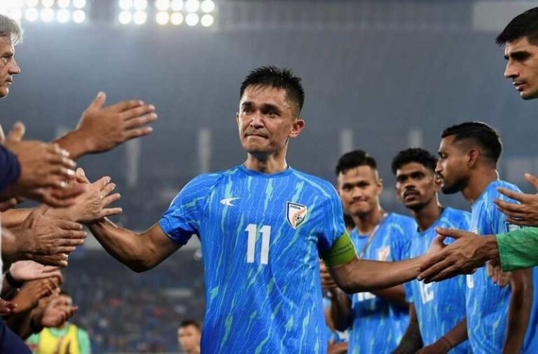 India’s World Cup Hopes Hinge on Final Match After Goalless Draw in Chhetri’s Farewell Game- 2024