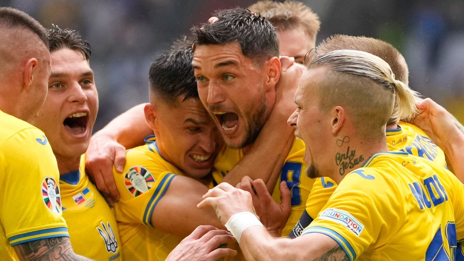 Roman Yaremchuk Leads Ukraine’s Comeback Victory Against Slovakia in Euro 2024