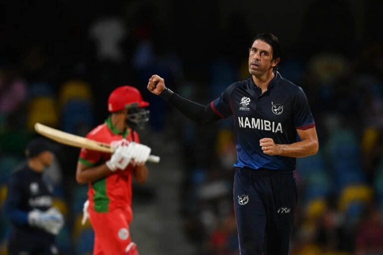 David Wiese Shines in Super Over, Leading Namibia to Thrilling Victory in T20 World Cup 2024