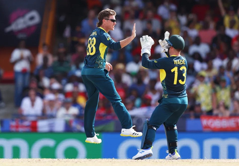 Australia’s Dominance and Zampa’s Brilliance Shake England’s T20 World Cup Defence