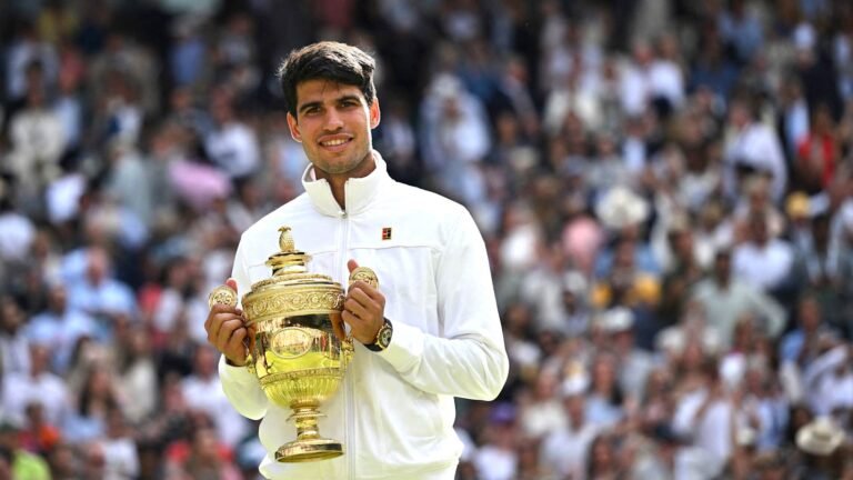 Carlos Alcaraz Triumphs Over Novak Djokovic in Wimbledon 2024 Final to Secure 4th Grand Slam Title