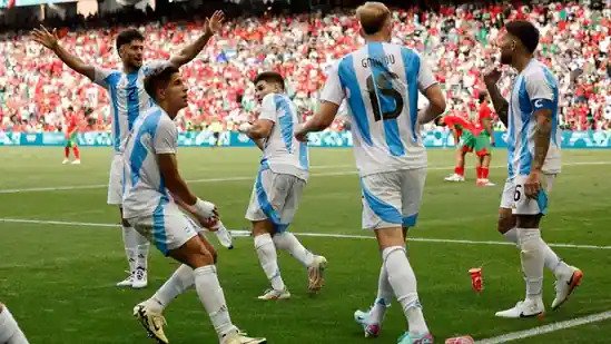 Argentina Overcome Initial Chaos to Secure First Win at Olympics 2024