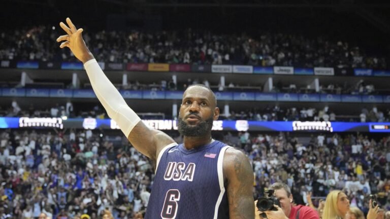 LeBron James Leads USA to Narrow Victory Over South Sudan in Paris Olympic 2024 Warm-Up