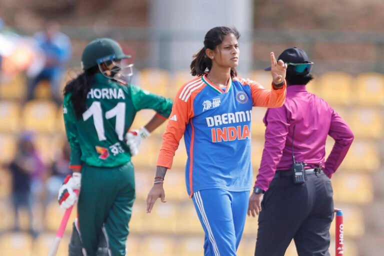 India Dominates Bangladesh to Secure Women’s Asia Cup 2024 Final Spot