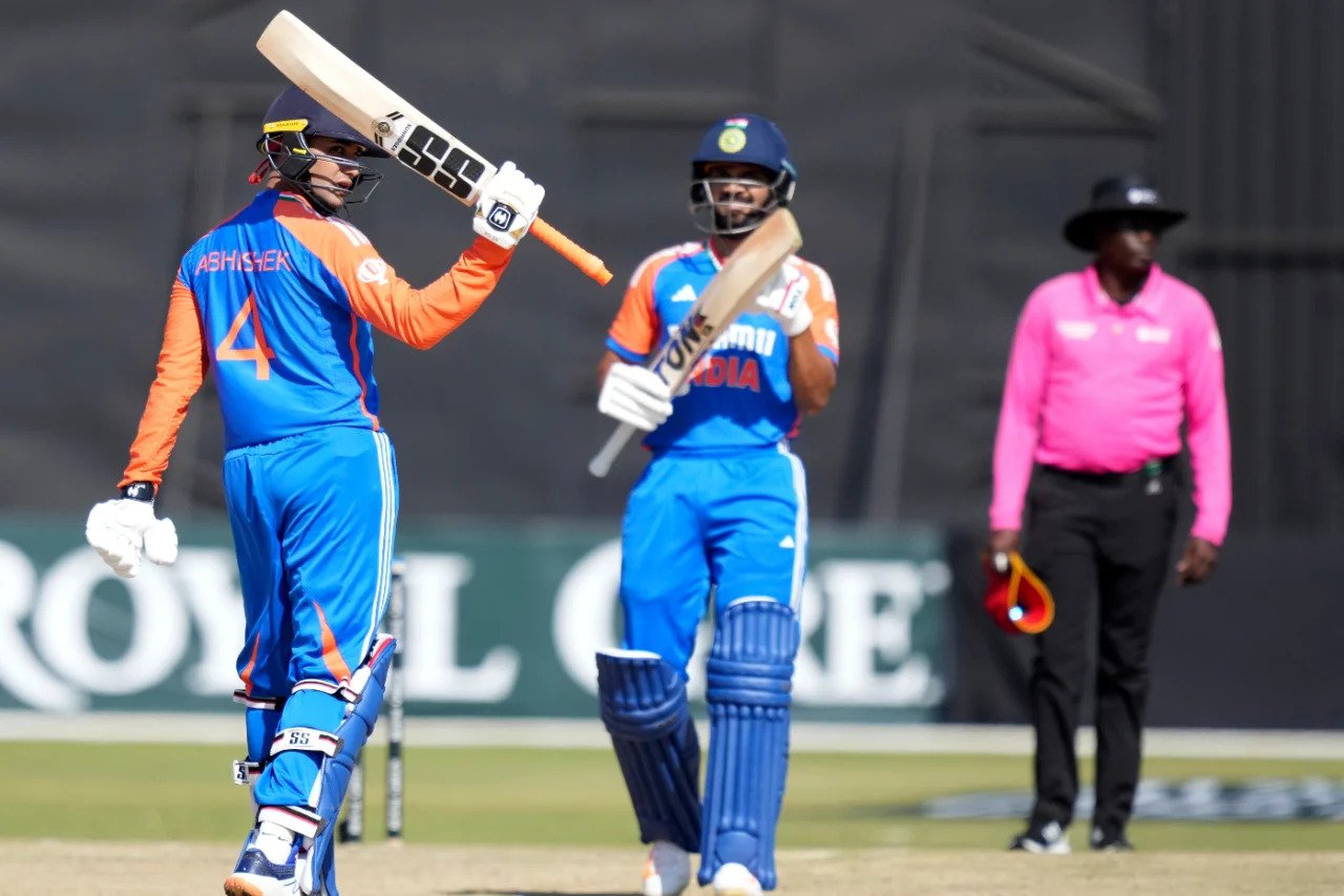 Abhishek Sharma’s Explosive 46-Ball Century Leads India to Dominant Victory over Zimbabwe