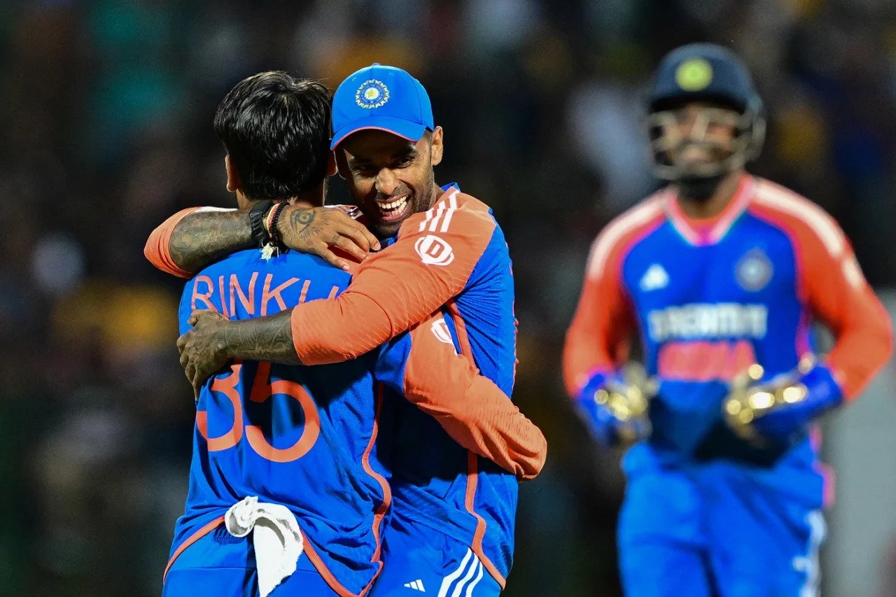 Washington, Surya, and Rinku Lead India to Super Over Victory Against Sri Lanka in The 3rd T20I