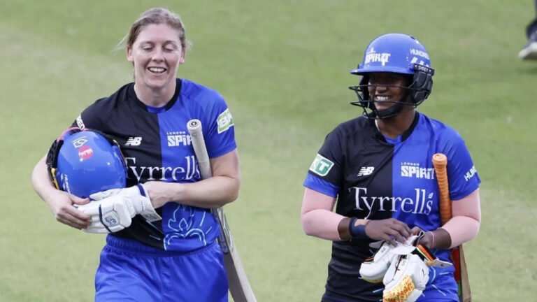 Deepti Sharma and Heather Knight Propel London Spirit to Crucial 7 Wickets Victory