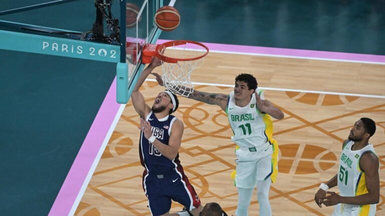 Paris Olympic 2024: USA Cruises into Basketball Semifinals With Victory Over Brazil 122-87