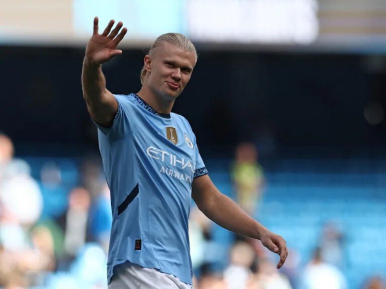 Erling Haaland’s Hat-Trick Powers Manchester City to a 4-1 Victory Against Ipswich; Man United Stunned by Last-Minute Brighton Goal