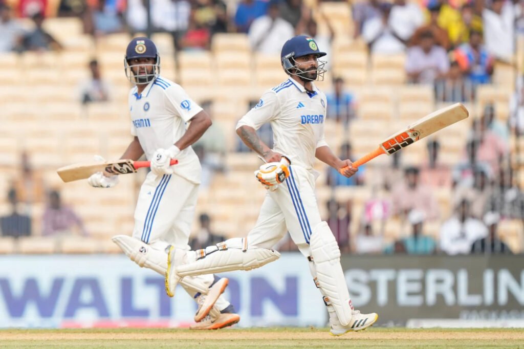 Ashwin and Jadeja’s Record Breaking 195 Runs Partnership Lift India Against Bangladesh