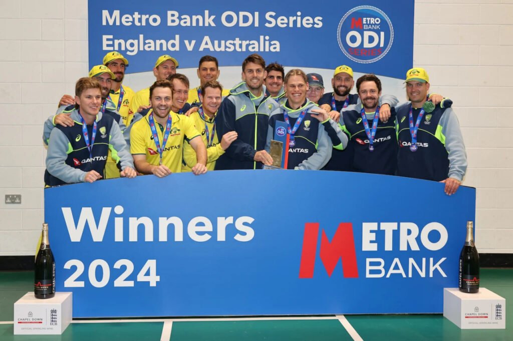 Australia Clinches 3-2 ODI Series with Victory over England in Rain-Affected Match