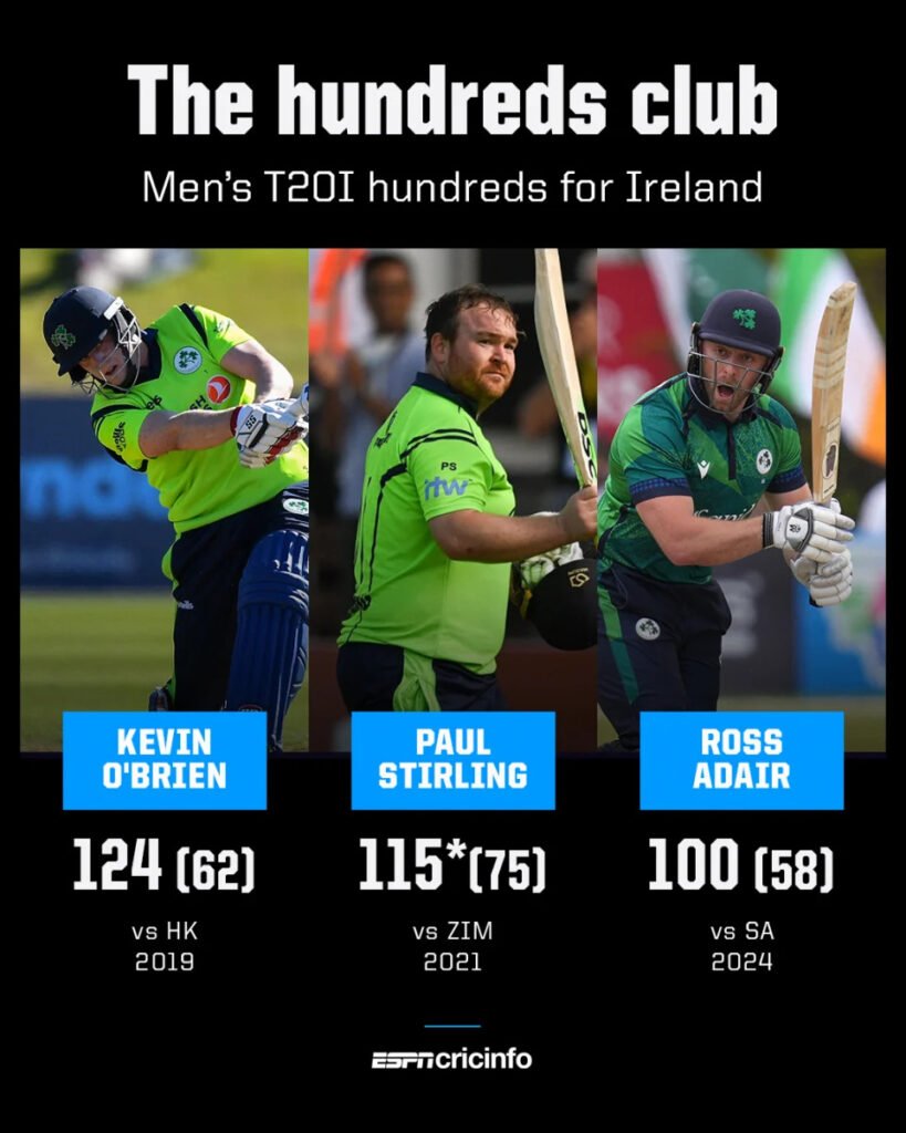 Adair Brothers Shine as Ireland Record Their First Ever T20I Victory over South Africa to Level the Series