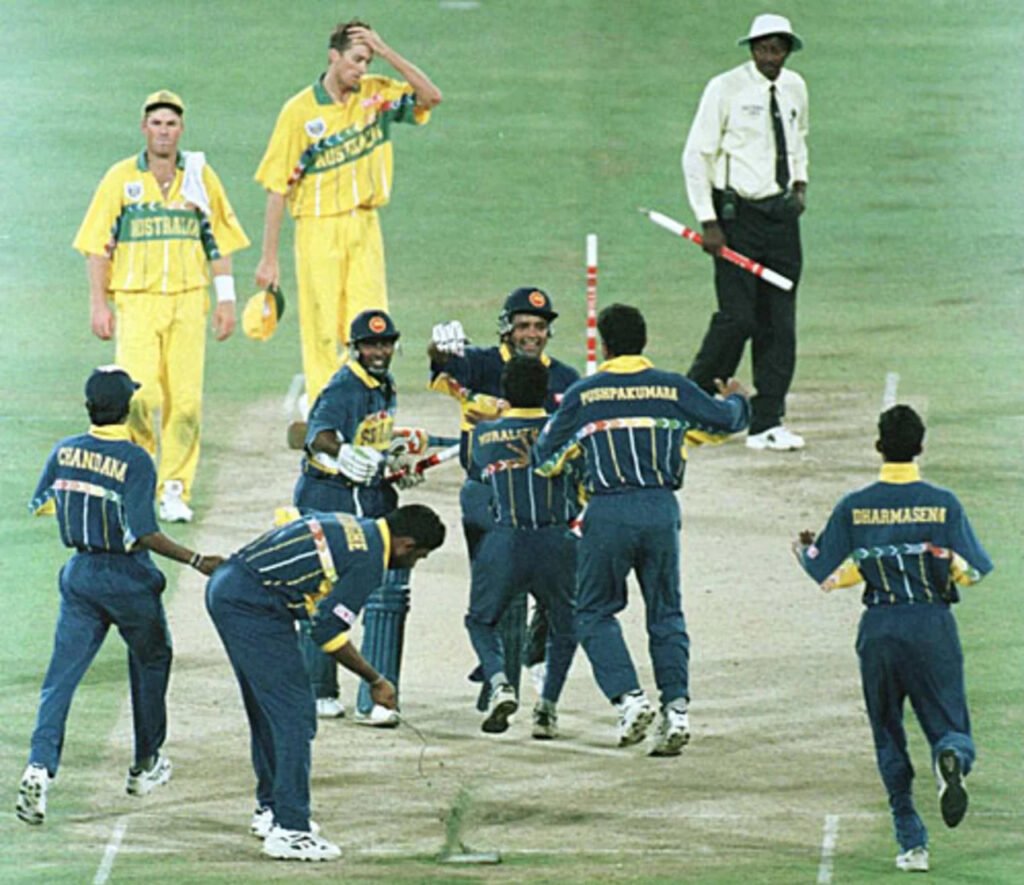 Sri Lanka’s Historic Triumph over Australia in 1996 ICC Cricket World Cup Final