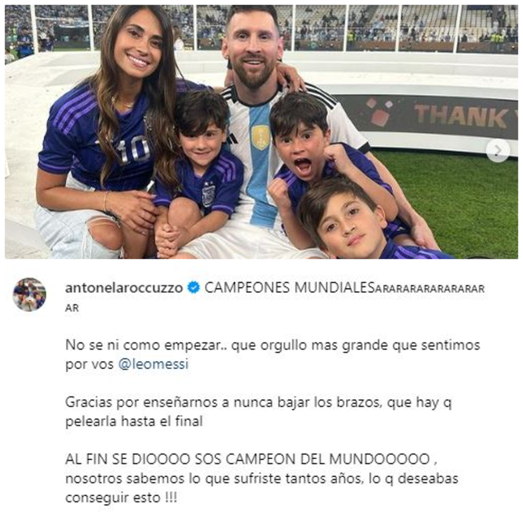 Antonella Roccuzzo: Messi’s Biggest Supporter at FIFA World Cup 2022-Everything About her