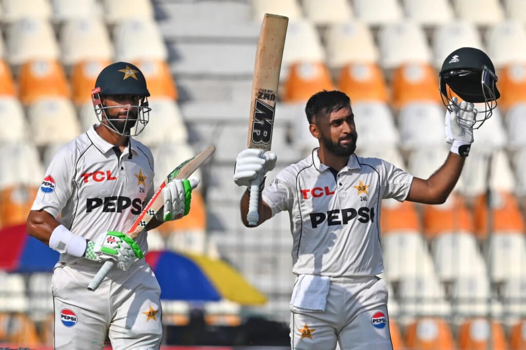 Masood and Shafique’s Centuries Lead Pakistan’s Strong Start Against England in 1st Test