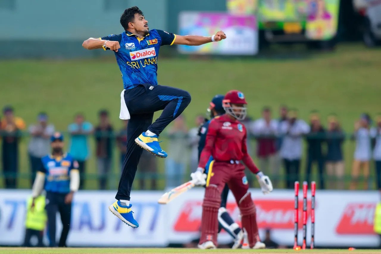 Hasaranga and Theekshana Spin West Indies Out, Securing Sri Lanka’s 2-1 Series Victory