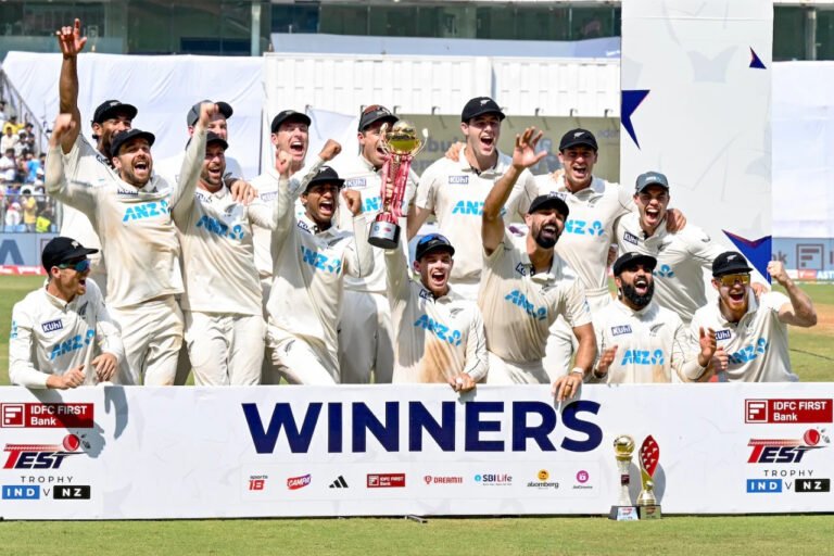 New Zealand Makes History, Hands India First-Ever 3-0 Test Series Whitewash at Home