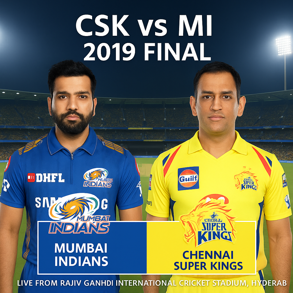 MI vs CSK 2019 Final
