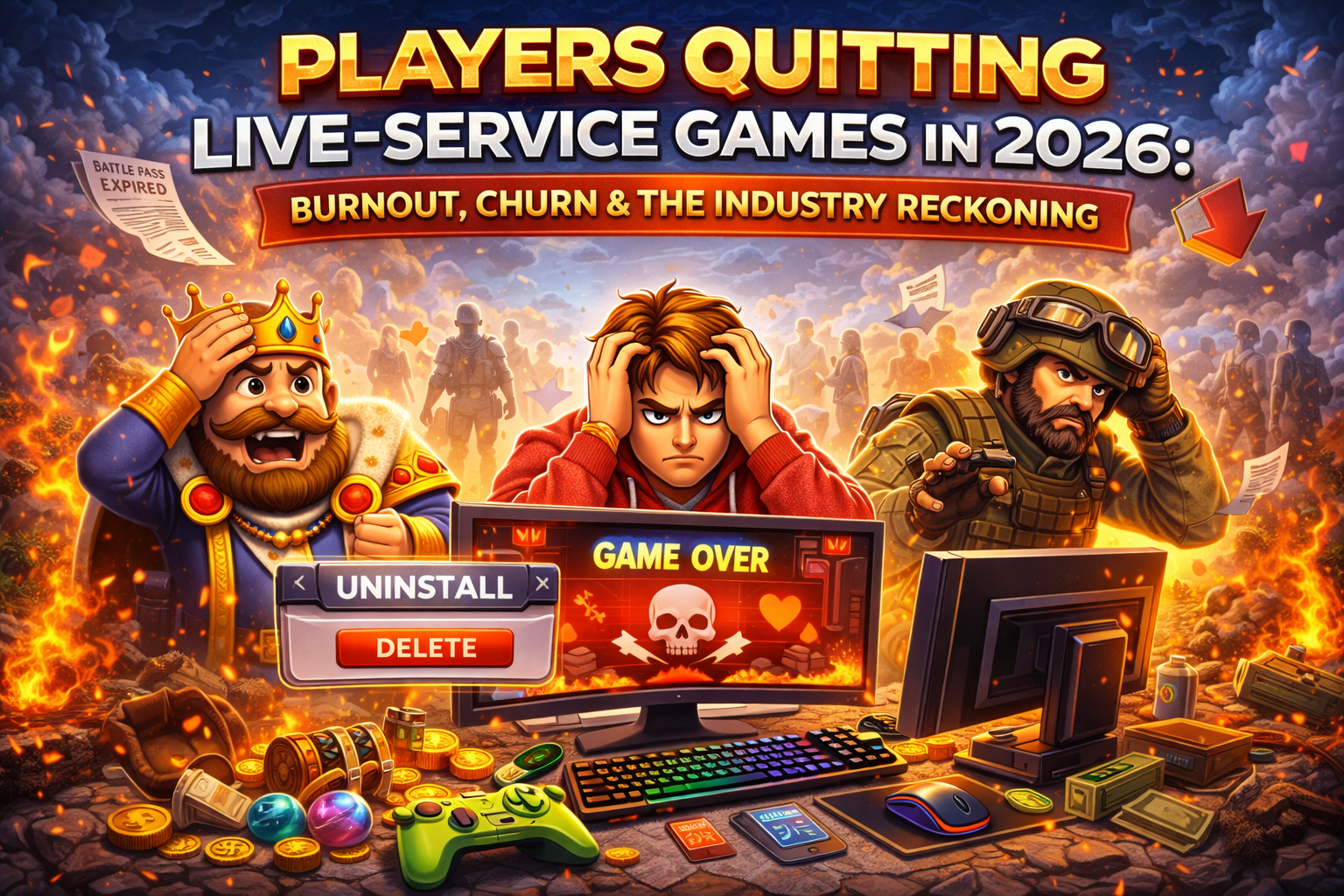 Players Quitting Live-Service Games in 2026