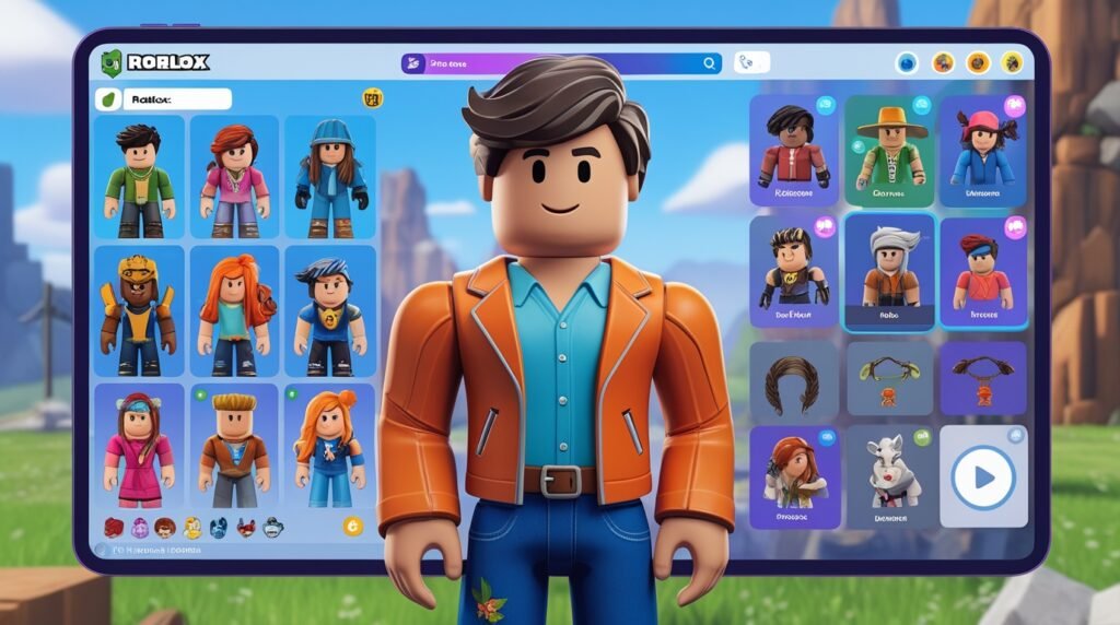 Roblox Avatar Customization Screen