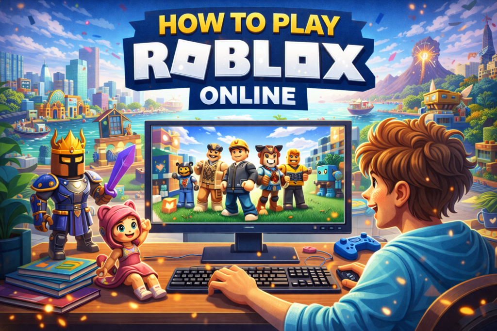 how to play roblox online