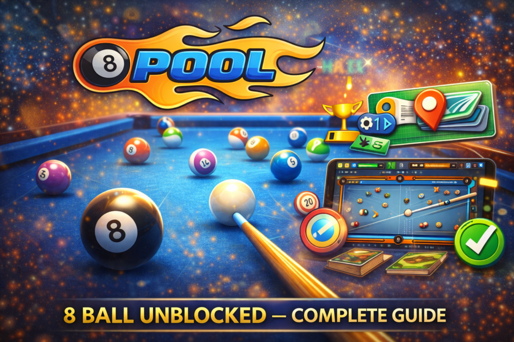 8 Ball Pool Unblocked — Complete Guide (Play Anywhere in 2026)