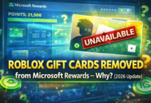 Roblox Gift Cards Removed from Microsoft Rewards