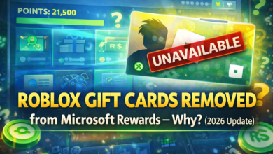 Roblox Gift Cards Removed from Microsoft Rewards